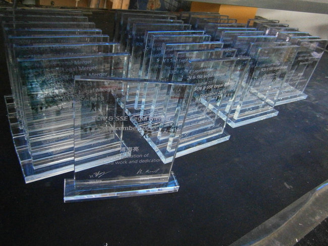 水晶獎牌